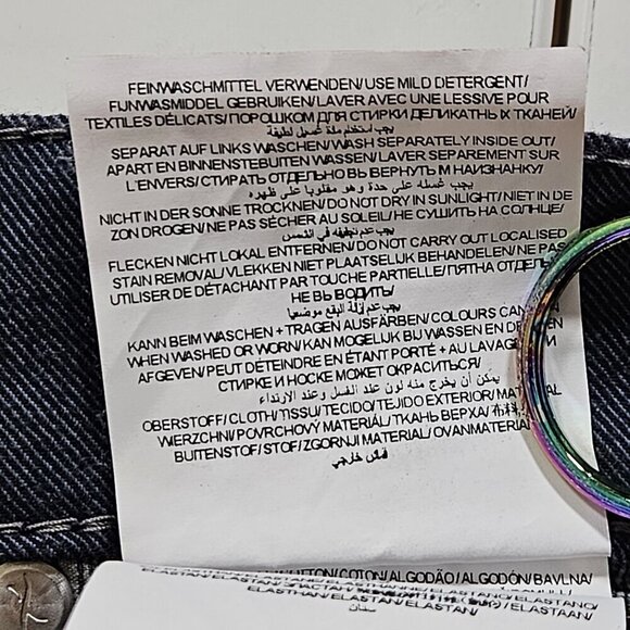 Brax Pants Mens 38x34 (32) Navy Straight Zip Fly Stretch Cooper Regular Preppy - Picture 12 of 16